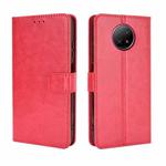 For Xiaomi Redmi Note 9T 5G / Note 9 5G Retro Crazy Horse Texture Horizontal Flip Leather Case with Holder & Card Slots & Photo Frame(Red)