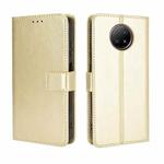 For Xiaomi Redmi Note 9T 5G / Note 9 5G Retro Crazy Horse Texture Horizontal Flip Leather Case with Holder & Card Slots & Photo Frame(Gold)
