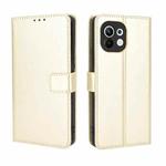 For Xiaomi Mi 11 Retro Crazy Horse Texture Horizontal Flip Leather Case with Holder & Card Slots & Photo Frame(Gold)