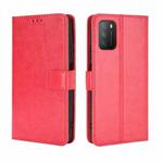 For Xiaomi Poco M3 Retro Crazy Horse Texture Horizontal Flip Leather Case with Holder & Card Slots & Photo Frame(Red)