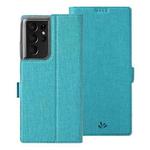 For Samsung Galaxy S21 Ultra 5G ViLi K Series Shockproof TPU + PU Leather Magnetic Buckle Horizontal Flip Case with Card Slots & Wallet & Holder(Blue)