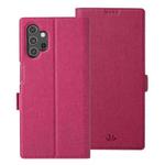 For Samsung Galaxy A32 5G ViLi K Series Shockproof TPU + PU Leather Magnetic Buckle Horizontal Flip Case with Card Slots & Wallet & Holder(Rose Red)