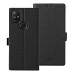 For OnePlus Nord N10 5G ViLi K Series Shockproof TPU + PU Leather Magnetic Buckle Horizontal Flip Case with Card Slots & Wallet & Holder(Black)