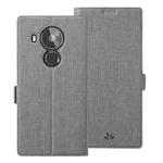 For Nokia 7.3 ViLi K Series Shockproof TPU + PU Leather Magnetic Buckle Horizontal Flip Case with Card Slots & Wallet & Holder(Grey)