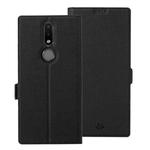 For Nokia 2.4 ViLi K Series Shockproof TPU + PU Leather Magnetic Buckle Horizontal Flip Case with Card Slots & Wallet & Holder(Black)