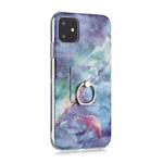 For iPhone 11 Pro Coloured Drawing Pattern IMD Workmanship Soft TPU Protective Case With Holder(Blue Sky)