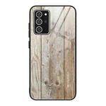 For Samsung Galaxy Note20 Ultra Wood Grain Glass Protective Case(M04)