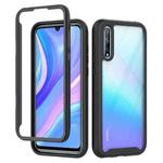 For Huawei Y8p Starry Sky Solid Color Series Shockproof PC + TPU Protective Case(Black)