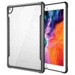 For iPad 10.2 iPAKY Thunder Series Aluminum Frame + TPU Bumper + Clear PC Shockproof Case(Silver Black)