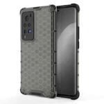 For vivo X60 Shockproof Honeycomb PC + TPU Protective Case(Black)