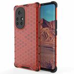 For Huawei nova 8 Pro 5G Shockproof Honeycomb PC + TPU Protective Case(Red)