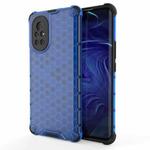 For Huawei nova 8 5G Shockproof Honeycomb PC + TPU Protective Case(Blue)