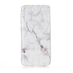 For Galaxy A50 Coloured Drawing Pattern IMD Workmanship Soft TPU Protective Case(White)