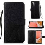 For Samsung Galaxy A72 5G / 4G Dream Catcher Printing Horizontal Flip Leather Case with Holder & Card Slots & Wallet & Lanyard(Black)