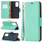 For Samsung Galaxy A52 5G / 4G Litchi Texture Pure Color Horizontal Flip PU Leather Case with Holder & Card Slots & Wallet & Lanyard(Green)