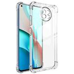 For Xiaomi Redmi Note 9 5G IMAK All-inclusive Shockproof Airbag TPU Case with Screen Protector(Transparent)