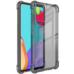 For Samsung Galaxy A72 5G / 4G IMAK All-inclusive Shockproof Airbag TPU Case with Screen Protector(Transparent Black)
