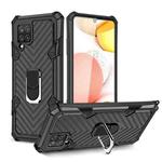 For Samsung Galaxy A42 5G Cool Armor PC + TPU Shockproof Case with 360 Degree Rotation Ring Holder(Black)