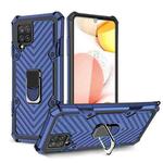 For Samsung Galaxy A42 5G Cool Armor PC + TPU Shockproof Case with 360 Degree Rotation Ring Holder(Blue)