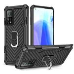 For Xiaomi Mi 10T 5G / 10T Pro 5G Cool Armor PC + TPU Shockproof Case with 360 Degree Rotation Ring Holder(Black)