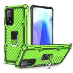 For Xiaomi Mi 10T 5G / 10T Pro 5G Cool Armor PC + TPU Shockproof Case with 360 Degree Rotation Ring Holder(Green)