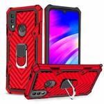 For Xiaomi Redmi 7 Cool Armor PC + TPU Shockproof Case with 360 Degree Rotation Ring Holder(Red)