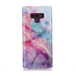 For Galaxy Note 9 Coloured Drawing Pattern IMD Workmanship Soft TPU Protective Case(Pink Sky)