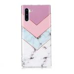 For Galaxy Note 10 Coloured Drawing Pattern IMD Workmanship Soft TPU Protective Case(Tricolor)