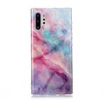 For Galaxy Note 10+ Coloured Drawing Pattern IMD Workmanship Soft TPU Protective Case(Pink Sky)