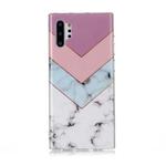 For Galaxy Note 10+ Coloured Drawing Pattern IMD Workmanship Soft TPU Protective Case(Tricolor)