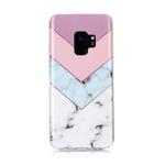 For Galaxy S9 Coloured Drawing Pattern IMD Workmanship Soft TPU Protective Case(Tricolor)