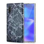 For Samsung Galaxy Note10+ TPU Glossy Marble Pattern IMD Protective Case(Dark Grey)
