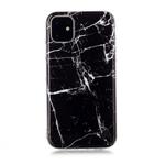 For iPhone 11 Coloured Drawing Pattern IMD Workmanship Soft TPU Protective Case(Black)