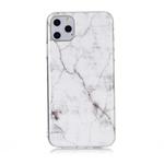 For iPhone 11 Pro Coloured Drawing Pattern IMD Workmanship Soft TPU Protective Case(White)