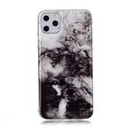 For iPhone 11 Pro Max Coloured Drawing Pattern IMD Workmanship Soft TPU Protective Case(Black White)