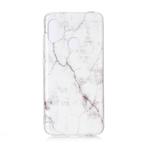 For Xiaomi Redmi 6 Pro Coloured Drawing Pattern IMD Workmanship Soft TPU Protective Case(White)