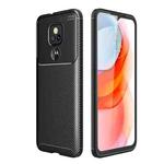 For Motorola Moto G Play (2021) Carbon Fiber Texture Shockproof TPU Case(Black)