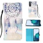 For Samsung Galaxy 21 5G 3D Painting Horizontal Flip Leather Case with Holder & Card Slot & Wallet & Lanyard(Fantasy Wind Chimes)