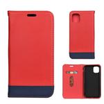 For iPhone 11 Horizontal Flip Leather Case with Holder & Card Slots(Red)