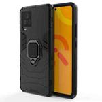 For Vivo iQOO 7 PC + TPU Shockproof Protective Case with Magnetic Ring Holder(Black)