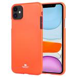 For iPhone 11 MERCURY GOOSPERY JELLY TPU Fluorescence Shockproof and Scratch Case(Orange)