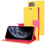 For iPhone 11 Pro MERCURY GOOSPERY FANCY DIARY Horizontal Flip Leather Case with Holder & Card Slots & Wallet(Yellow)