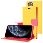 For iPhone 11 Pro Max MERCURY GOOSPERY FANCY DIARY Horizontal Flip Leather Case with Holder & Card Slots & Wallet(Yellow)