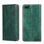 For iPhone 7 Plus / 8 Plus PU + TPU Gloss Oil Solid Color Magnetic Horizontal Flip Leather Case with Holder & Card Slot & Wallet(Green)