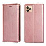 For iPhone 11 Pro Max PU + TPU Gloss Oil Solid Color Magnetic Horizontal Flip Leather Case with Holder & Card Slot & Wallet(Gold)
