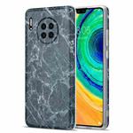 For Huawei Mate 30 TPU Glossy Marble Pattern IMD Protective Case(Dark Grey)