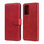 For Samsung Galaxy A52 5G Classic Calf Texture PU + TPU Horizontal Flip Leather Case, with Holder & Card Slots & Wallet(Red)