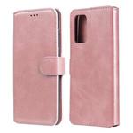 For Xiaomi Poco M3 / Redmi Note 9 4G Classic Calf Texture PU + TPU Horizontal Flip Leather Case, with Holder & Card Slots & Wallet(Rose Gold)