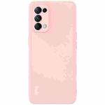For OPPO Reno5 5G IMAK UC-2 Series Shockproof Full Coverage Soft TPU Case(Pink)