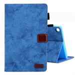For Galaxy Tab A 8.0 & S Pen (2019) Business Style Horizontal Flip Leather Case, with Holder & Card Slot & Photo Frame & Sleep / Wake-up Function(Blue)